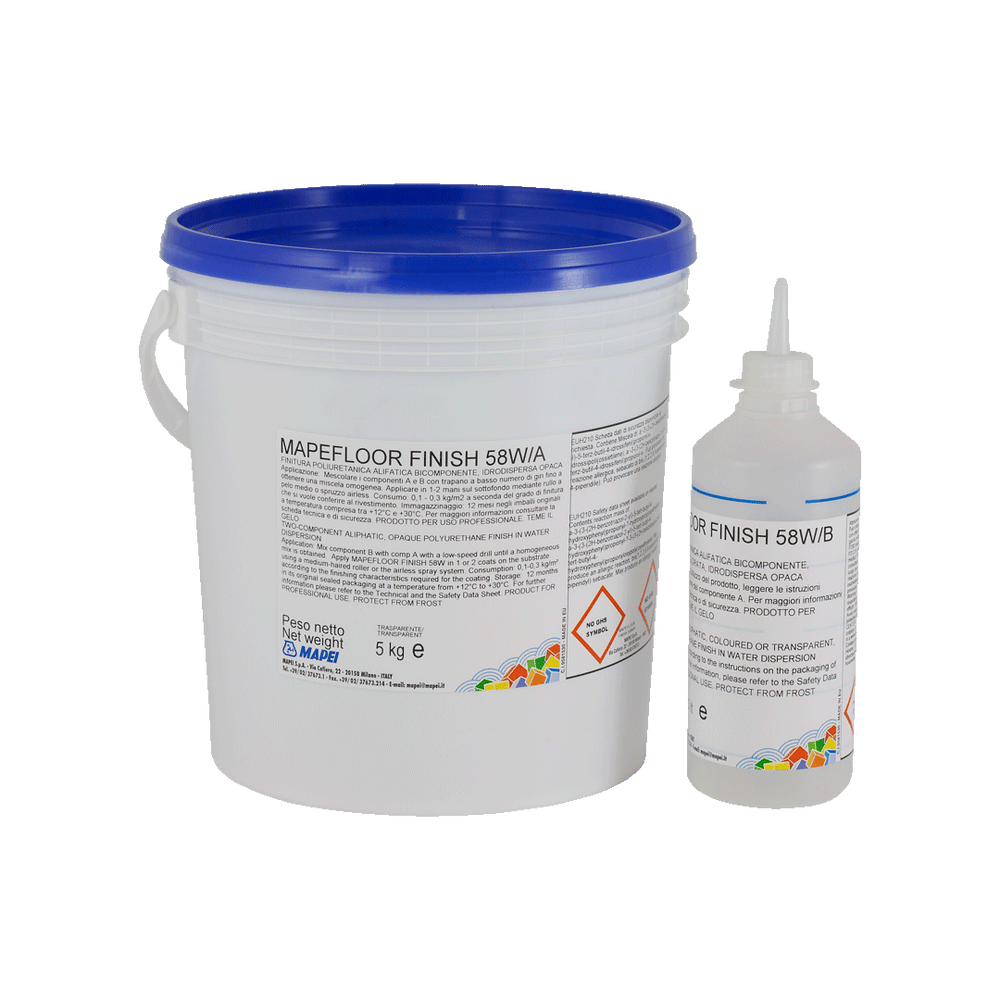 Mapefloor Finish 58 W Kit - Mapei - 5.5kg