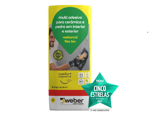 Webercol Flex Lev - cimento cola - 12,5 kg