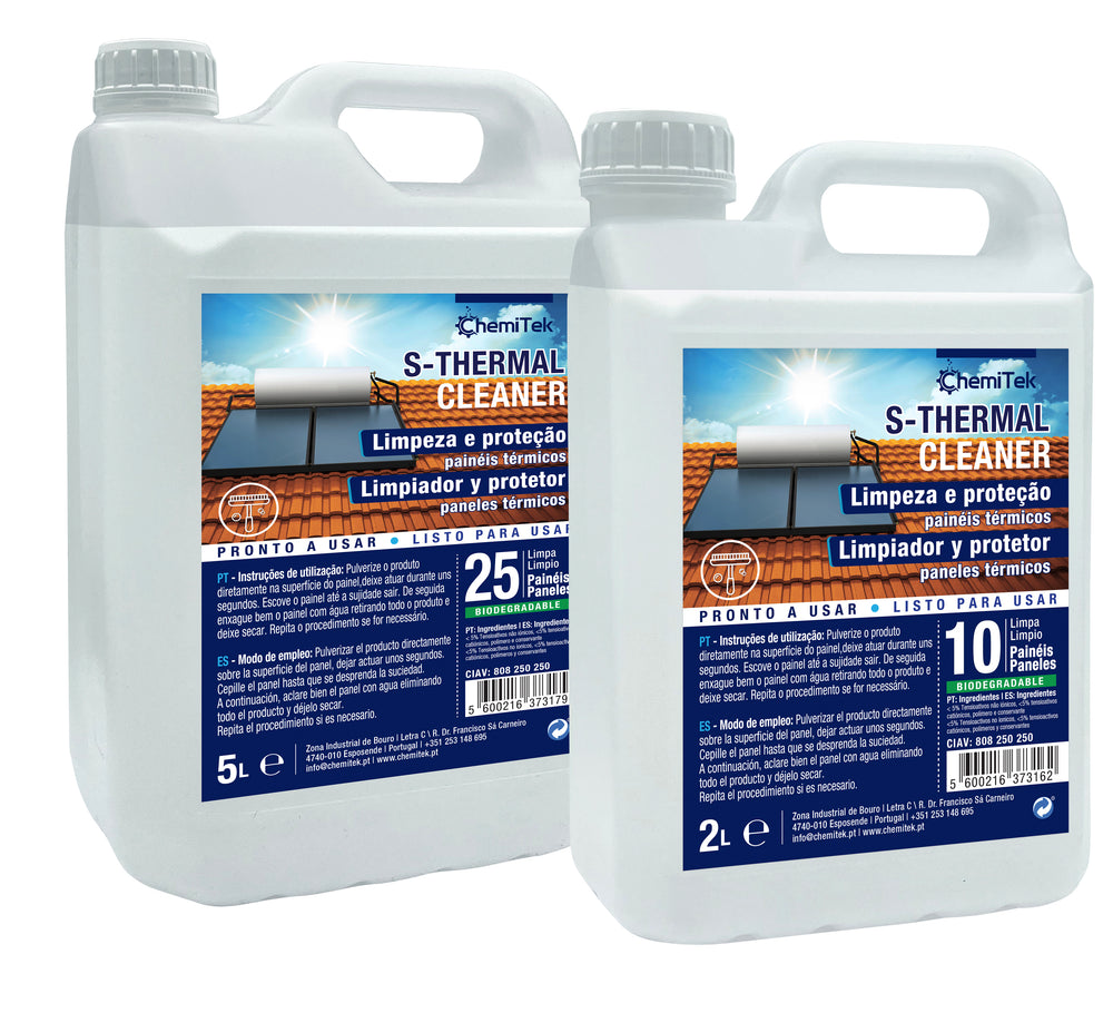 S-Thermal Cleaner RTU - Pronto a usar - Detergente e anti-aderente para painéis térmicos - Chemitek