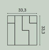 Revestimento 3D - W102 Cubi - ORAC
