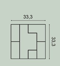 Revestimento 3D - W103 Cubi - ORAC