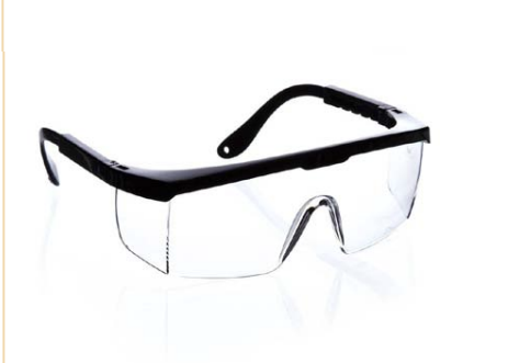 Óculos de proteção transparentes
