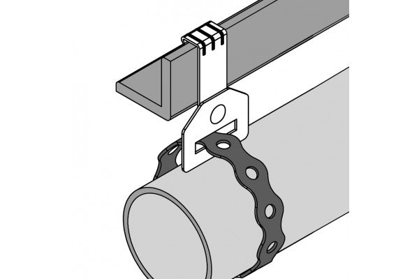 Clip vertical cinta para suspensão de tetos
