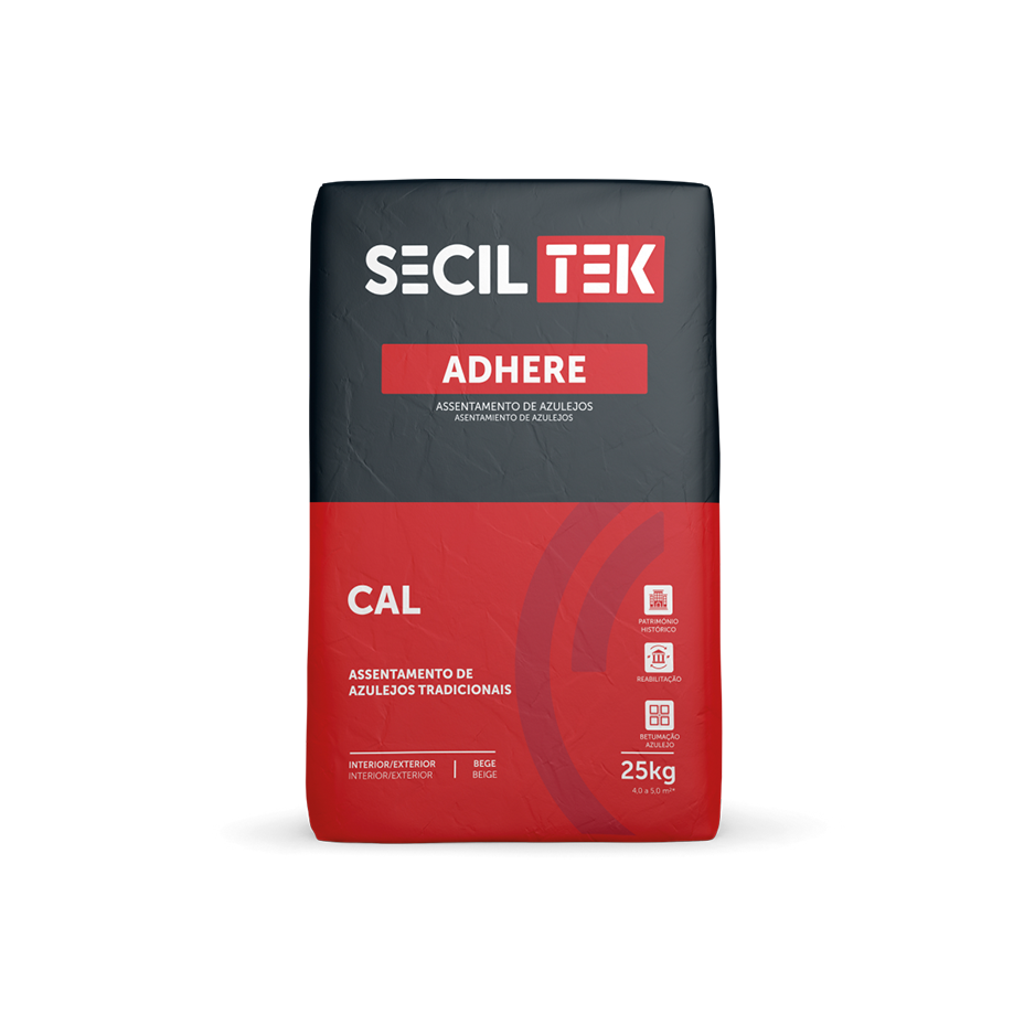 Cimento cola - ADHERE Cal - 25kg - SECIL