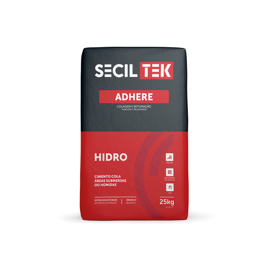 Cimento cola - ADHERE Hidro - 25kg - SECIL