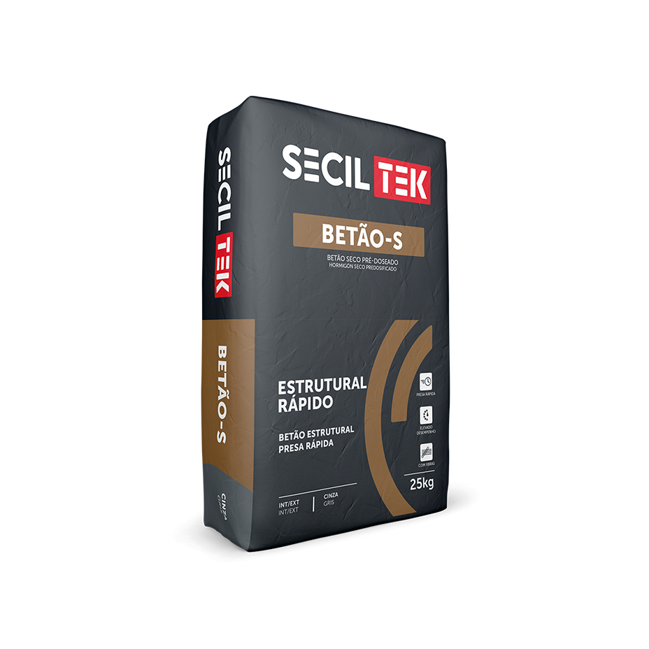 BETÃO-S ESTRUTURAL RÁPIDO 25KG - SECIL