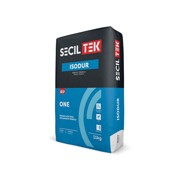 Isodur One - Reboco térmico - 38 litros / 11 kg - SECIL