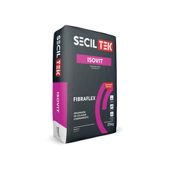 Isovit FibraFlex - Argamassa fibra-reforçada - 25kg - SECIL
