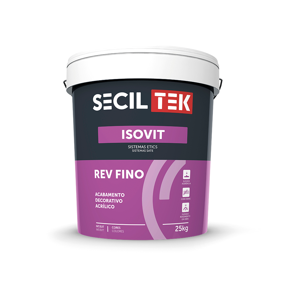 Isovit Rev Fino - Acabamento - 25kg - SECIL