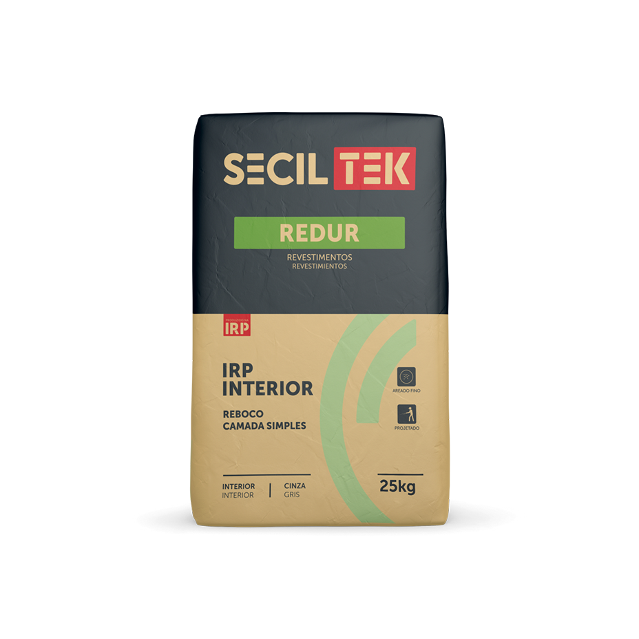 Redur IRP Interior - Reboco - 25kg - SECIL