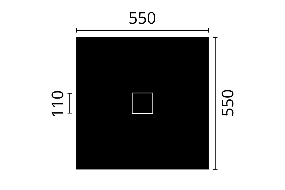 Roseta Arstyl CS5 - 550x550mm