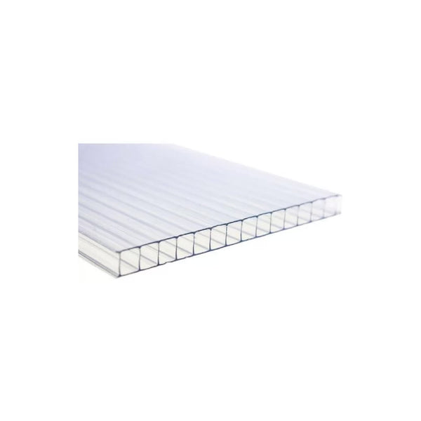 Placa policarbonato alveolar cristal UV