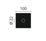 Roseta Arstyl R13 - 100x100mm