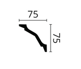 Sanca Wallstyl WT26 - Poliestireno HD - 17 barras