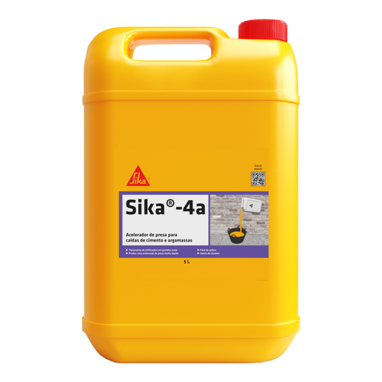 Sika-4a - Adjuvante de impermeabilização de presa rápida - 5 litros