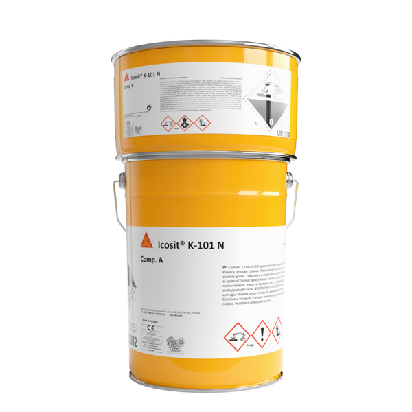 Sika Icosit® K-101 N - Ligante epoxi estrutural em dois componentes - 5Kg