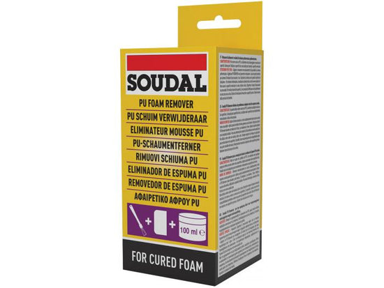 Soudal PU Remover - Eliminador de espuma PU seca/Curada