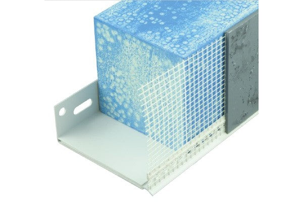 Perfil arranque em pvc para isolamento térmico