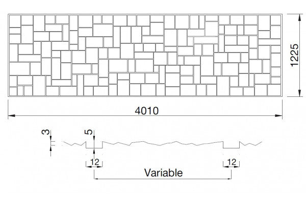 carimbo stone W53 LHV formliner