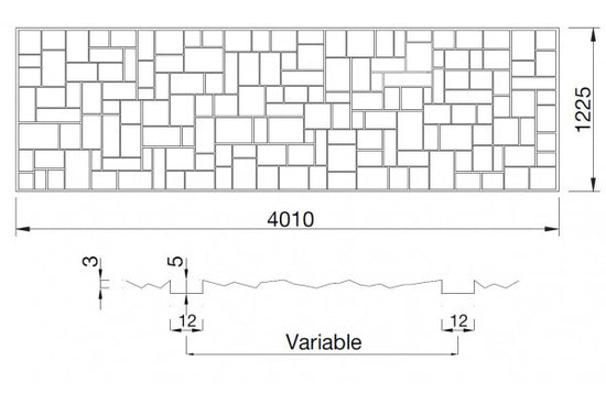 carimbo stone W53 LHV formliner