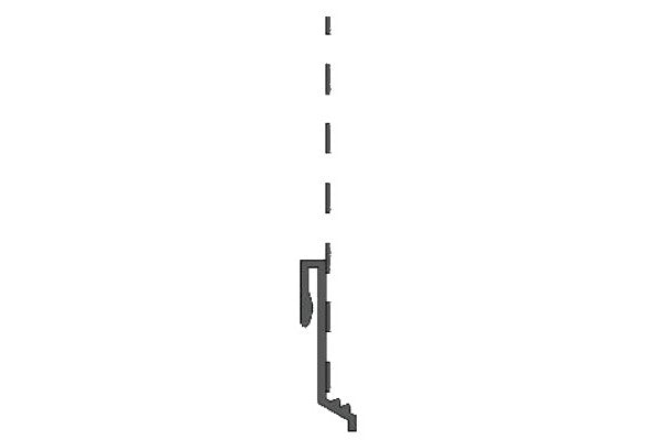 Perfil Clip de Terminação - PVC com Rede Fibra de Vidro