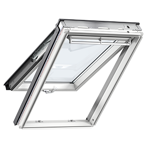 Janela Manual Branca Sistema duplo de abertura - Velux