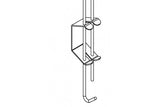 Regulador mola duplo vareta ø4mm - 100 uni.