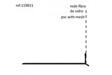 Perfil arranque em pvc para isolamento térmico
