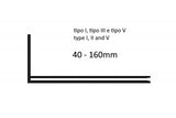 Perfil arranque em pvc para isolamento térmico