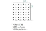 Teto metálico - Bandeja modena 24