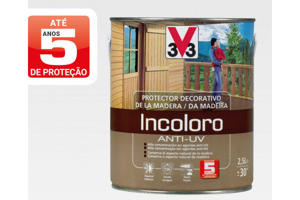 Protetor de madeira incolor - Anti UV - V33