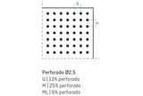 Teto metálico - Bandeja modena 24