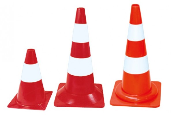 Cones de plástico