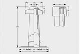 Chaminé de ventilação - coberturas inclinadas