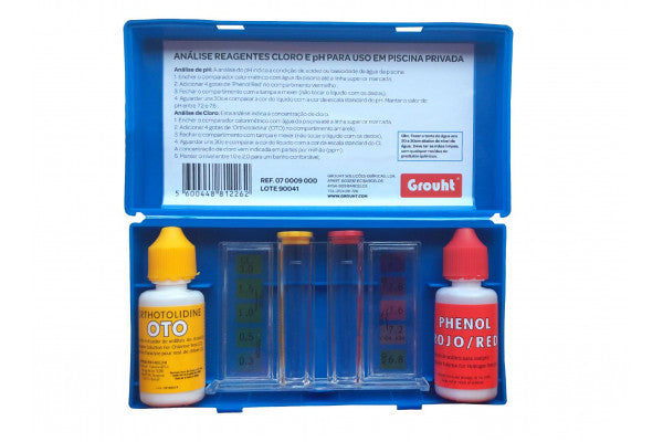 Kit de análise ao cloro e PH  - Grouht