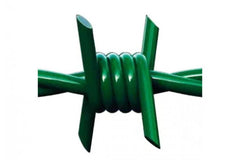 Arame farpado galvanizado - Verde