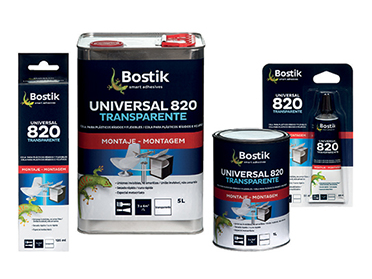 Cola contacto - Universal transparente 820 - BOSTIK